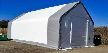 Peak Shape Double Truss 50′ Wide 23′ Height 100′ Length