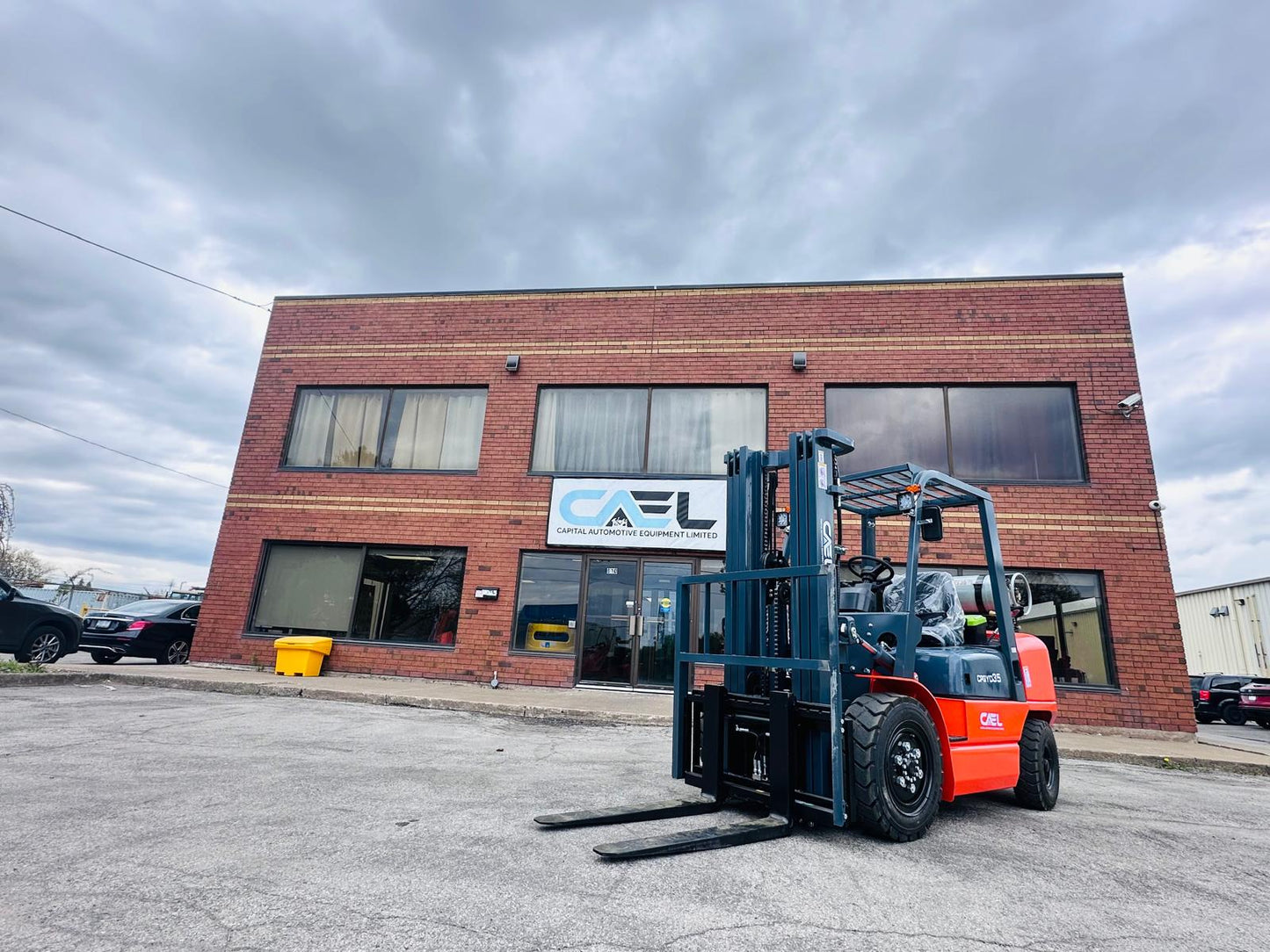 CAEL Forklift LPG 2.5 ton with 3 stage side shift