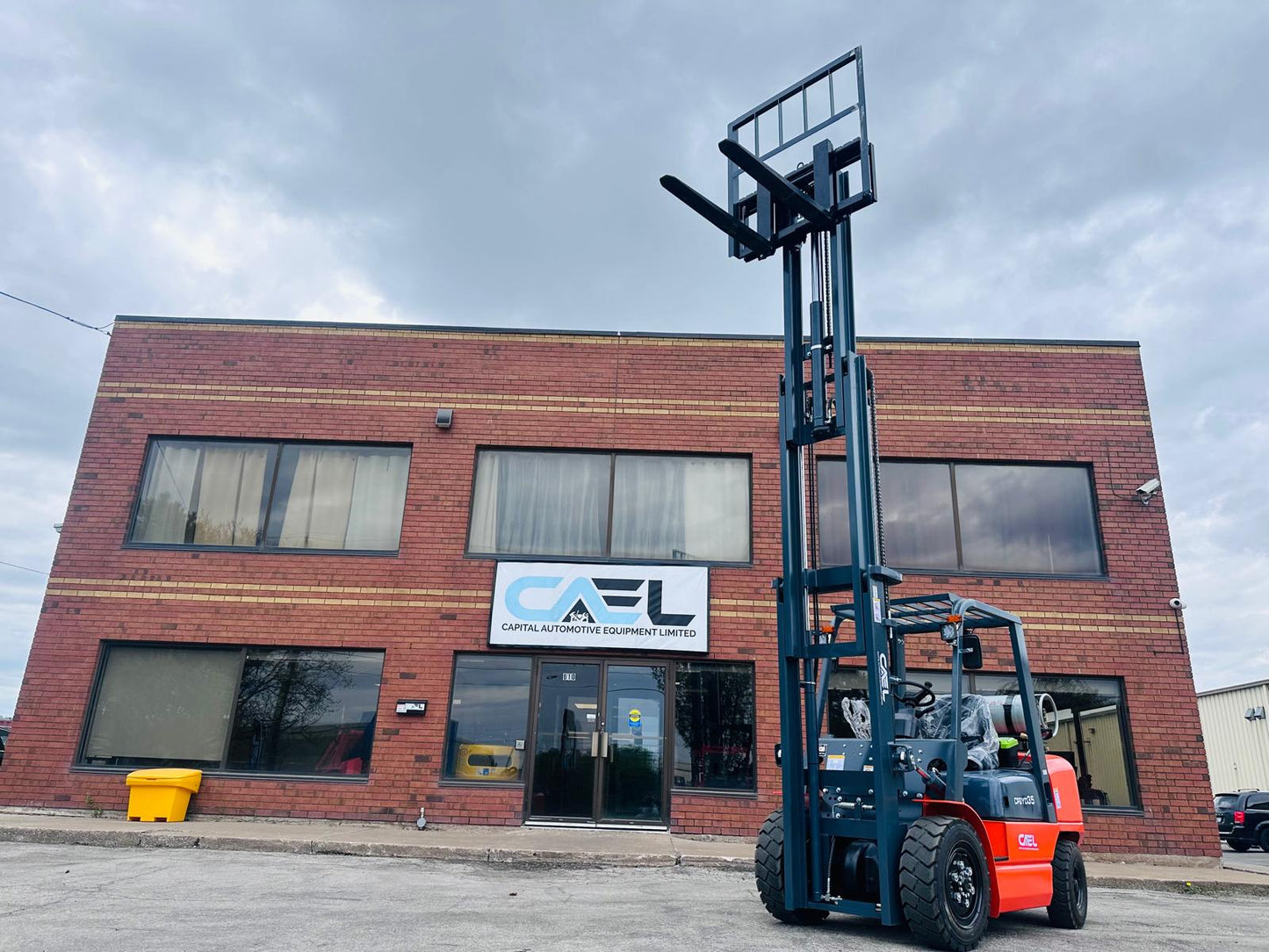 CAEL Forklift LPG 4 ton with 3 stage side shift
