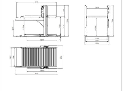 2 Post Parking Lift Car Hoist 2.7T (2PL-27T/ 2PL-35T)