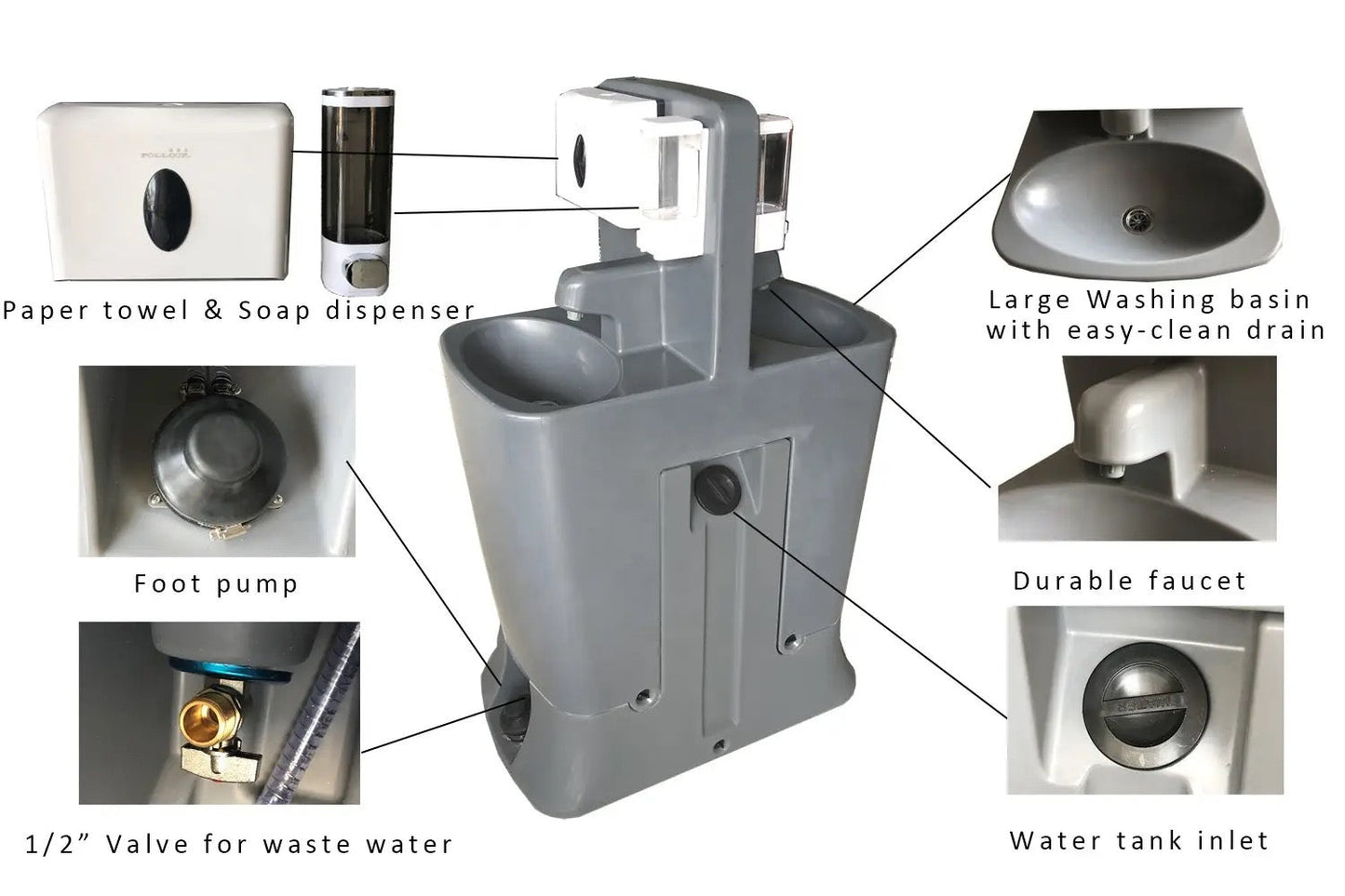 CAEL Hands-free Portable Washing Station