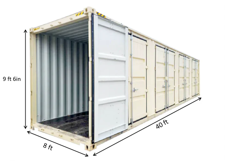 40FT High Cube Multi-Door Container